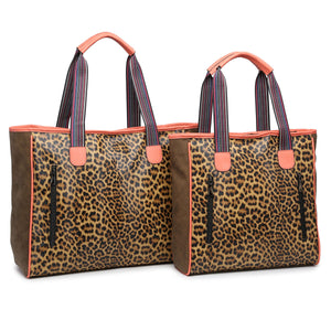 Cheetah Print Tote Look a like set 2 pieces
