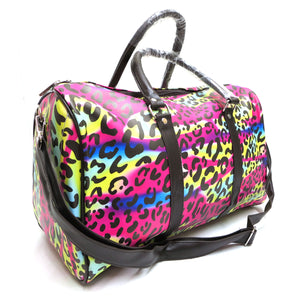 Cheetah Print Weekend Tote Colorful Bag