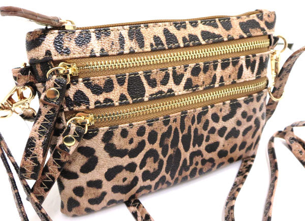 Amazon.com: ALAZA Leopard Print Small Crossbody Wallet Purse Cell Phone Bag  Rfid Passport Holder with Credit Card Slots : Clothing, Shoes & Jewelry