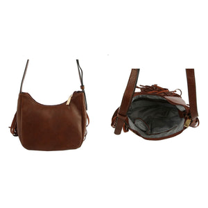 Fringe Boho Animal Print Purse