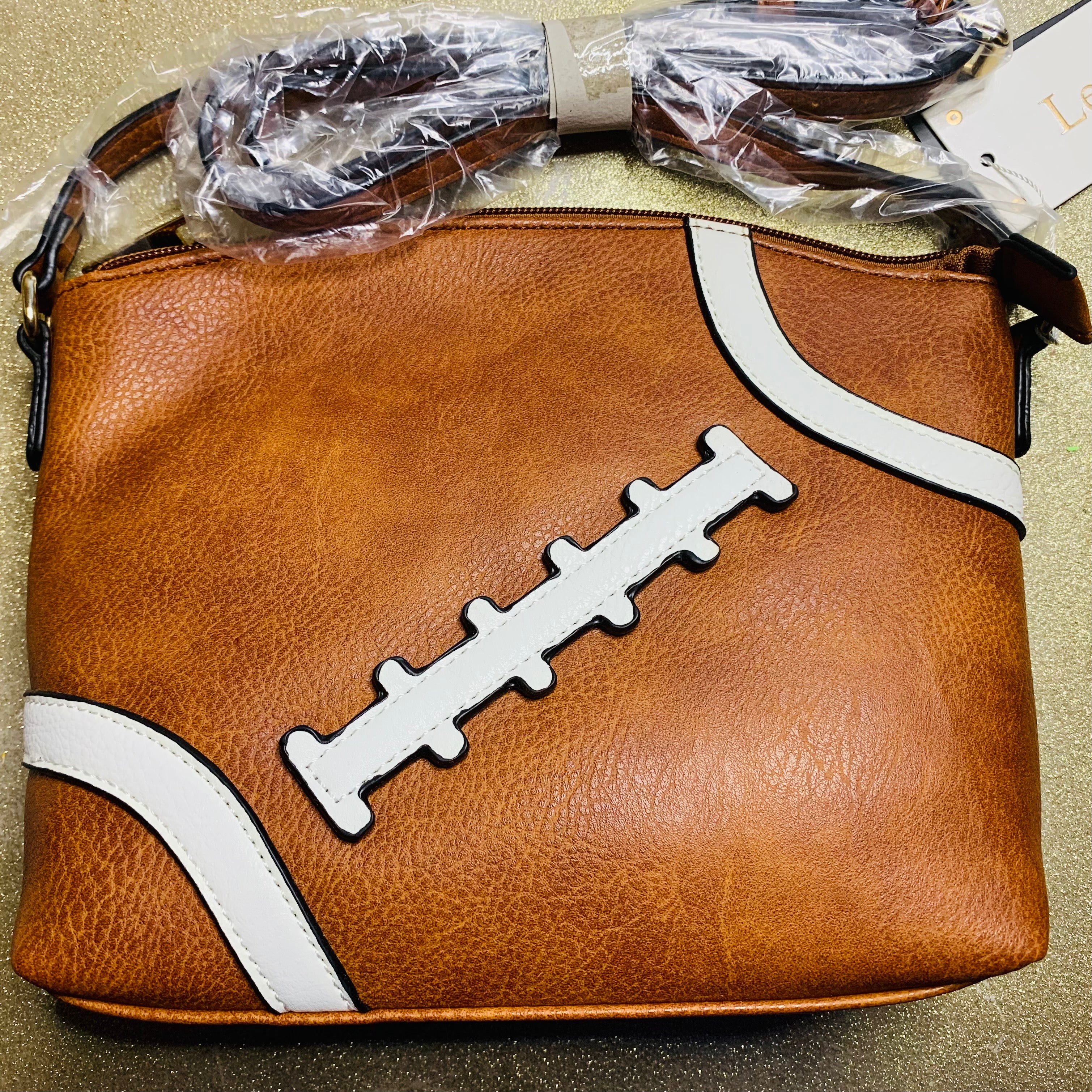Crossbody Football purse